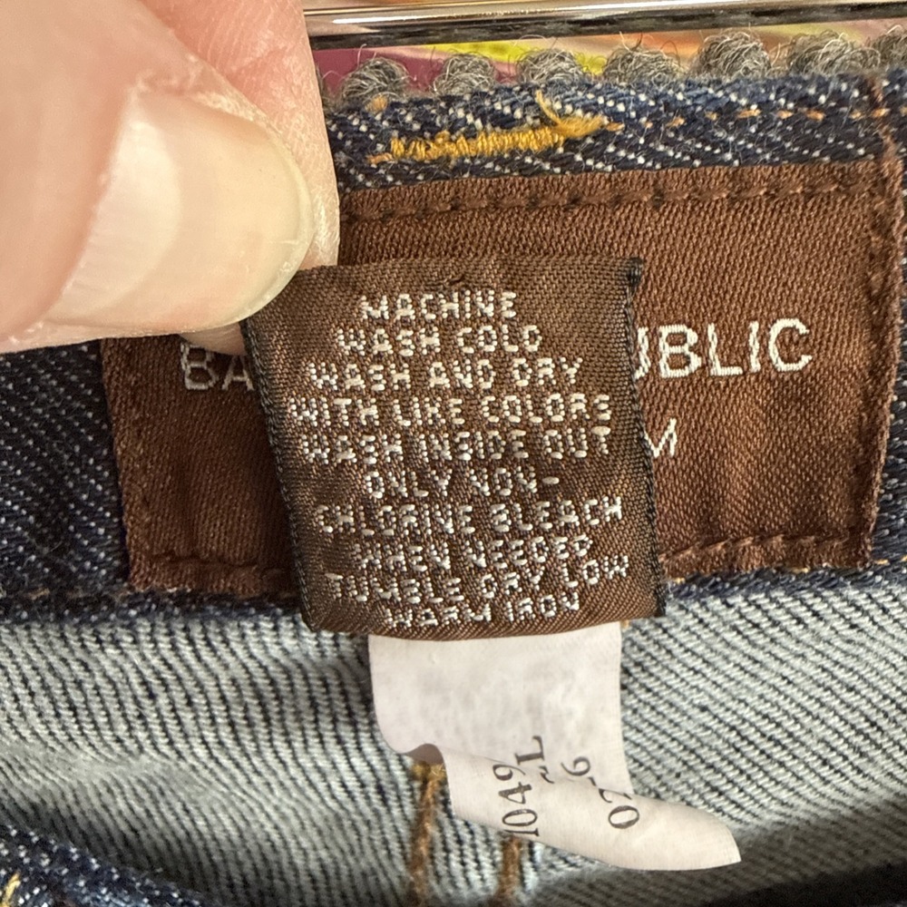 Banana Republic Womens Flare Stretch Denim Jeans Dark Wash‎ 0 Long Bell Bottom - Picture 6 of 8